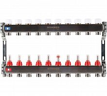 Коллектор стальной ROMMER RMS-1200 с расходомерами, 10 выходов в г. Москва