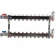 Коллектор стальной ROMMER RMS-3210 в сборе без расходомеров, 10 выходов в г. Москва