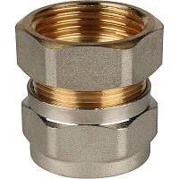 Переходник винтовой STOUT SFS-0002 Дн3/4&quot;x26 с внутренней резьбой для металлопластиковых труб, корпус - латунь в г. Москва