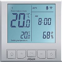 Термостат для котлов отопления POER PTC20 электронный программируемый с функцией Wi-Fi в г. Москва