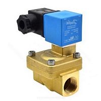 Клапан электромагнитный Danfoss EV220W 1 1/4″ Ду32 Ру16 латунный, муфтовый, нормально закрытый, серия 10-50, с катушкой AS024DS (042U426702) в г. Москва