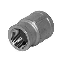 Муфта переходная нержавеющая, AISI304 DN20 х DN15 (3/4 х 1/2), (CF8), PN16